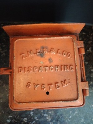 Antique Railroad  Iron Box Telephone  Dispatcher Yard Depot  10'' TMER&L 