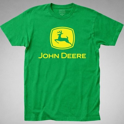 John Deere T-SHIRT deer tractor farmer logo Men's graphic tee
