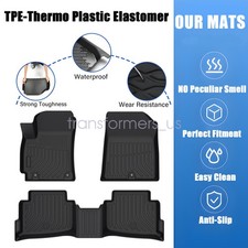 SMARTLINER All Weather Custom Fit Black Cargo Liner Behind The 2nd Row Seats Compatible 2023 2024 Kia Sportage Only Fits Subwoofer Cargo Area