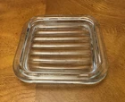 Anchor Hocking ~ 1932 Vintage Design ~ Refrigerator Glass Lid (Only) ~ 4 1/2"