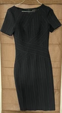 Karen Millen Pinstripe Dress Size US 2