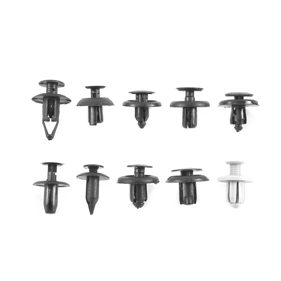 100x Trunk Screw Rivets Auto Car Bumper Fender Fits Auto Plastic Fastener Clips Foto 3 de 4