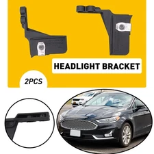 2X Left & Right Headlight Lamp Mount Bracket For 2014-2016 Ford Fusion S Hybrid