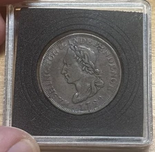 “1783” (ca.1820) Washington Cent Fine F Unity States of America