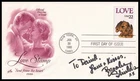 Actress BROOKE SHIELDS Signed 1986 USA Love Stamp Artcraft FDC