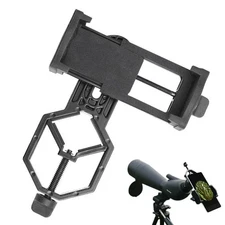 Universal Telescope Phone Adapter for Quick, Easy Photography with Smartphones/