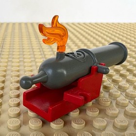 LEGO Pirates 1: Crossed Cannons Cannon, 518, 6285, BLACK SEAS BARRACUDA, 1989