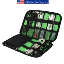 Electronic Accessories USB Cable Travel Organizer Case