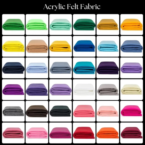 Felt Fabric by The Yard - 72" Wide & 1.6mm Thick Acrylic Felt - Soft and Durable - product listing photo