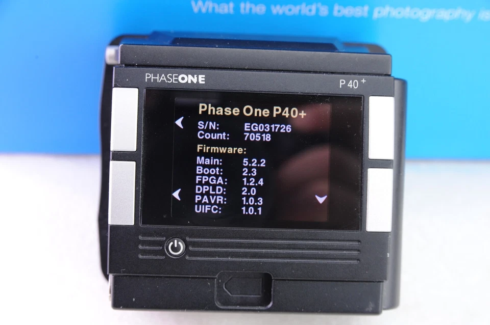 Phase One p40+ 40MP Digital Back für Phase One 645 DF, Mamiya, Actuations 70518 - Bild 2 von 4