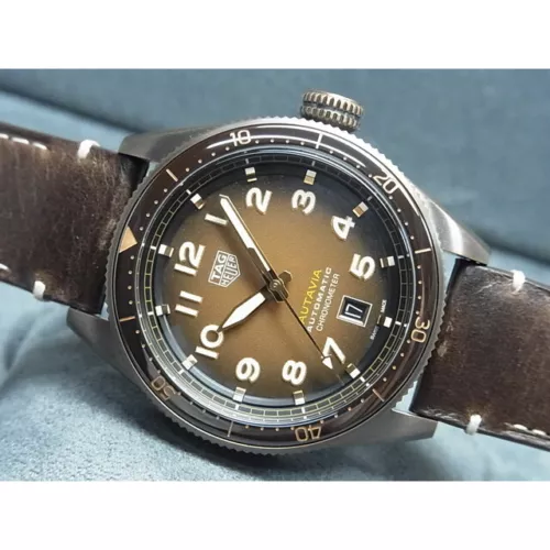 Tag Heuer Autavia Calibre 5 Chronometer Bronze Wbe5191.Fc8276