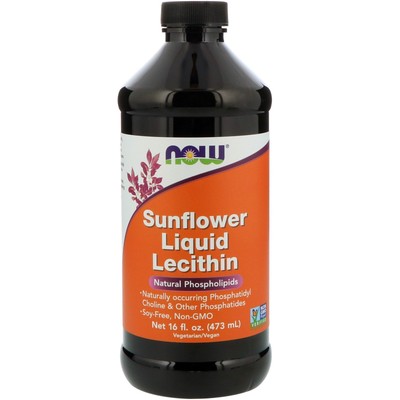 Now Foods, (2 Pack) Sunflower Liquid Lecithin, 16 fl oz (473 ml)