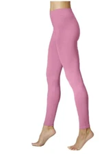First Looks By Hue Women's Seamless Leggings Second Skin Sm/Med PINK