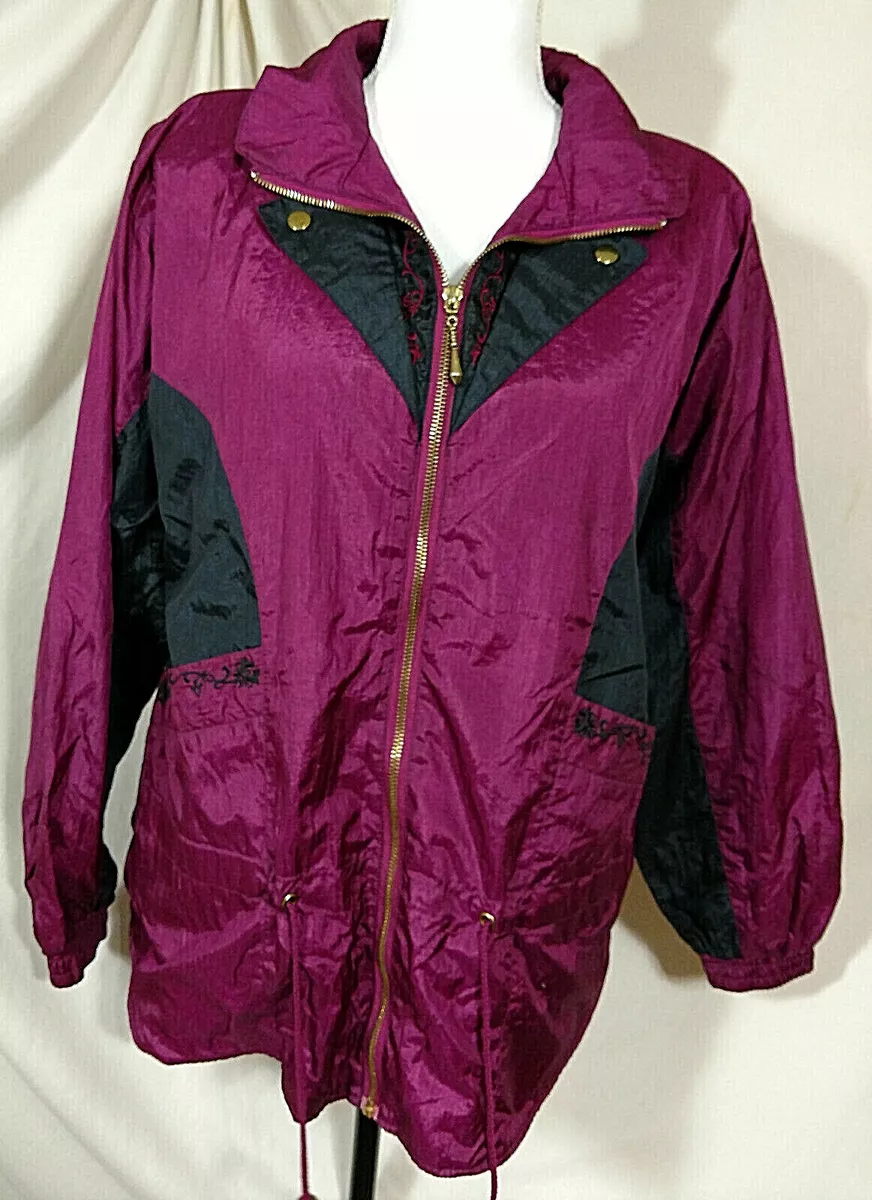 Purple store windbreaker 90s