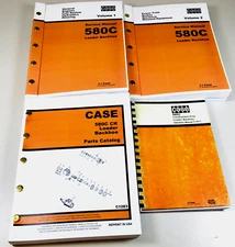 Case 580C Loader Backhoe Operators Service Parts Manuals Repair Shop Tractor Ck