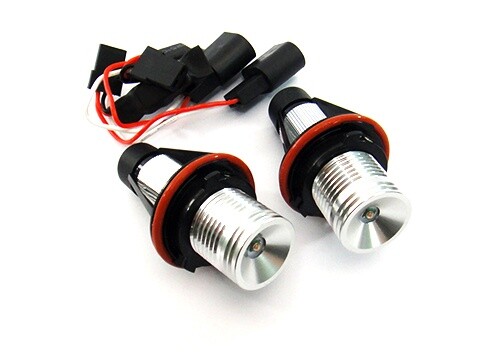 2x Angel Eyes Halo Ring LED Light Marker Bulb 10W Canbus No Error Amber For BMW - Bild 3 von 12