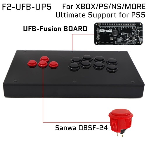 Fightbox F2 All Button Leverless Arcade Game Controller For PC/PS/Xbox/Switch - Picture 18 of 34