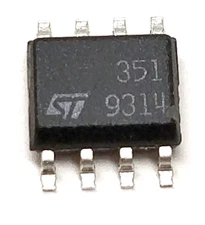 2 Pack LF351D | WIDE BANDWIDTH SINGLE J-FET OPERATIONAL AMPLIFIER | SO-8 | STM