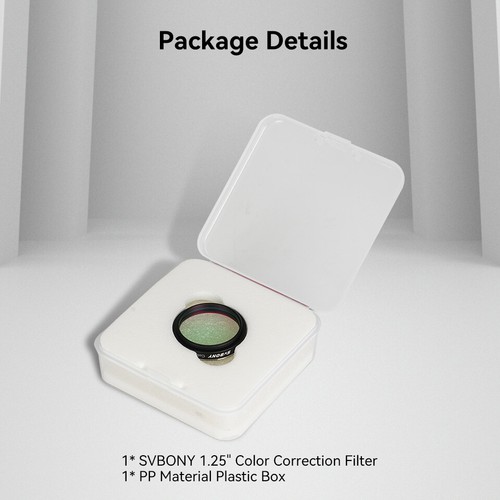 SVBONY SV231 1.25" Color Correction Filter for Planetary Visual Astrophotography - Picture 17 of 18