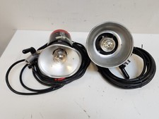 Parts/Repair Lot of 2 Speedotron Universal Light Head Units Model 102 w/ Hoods