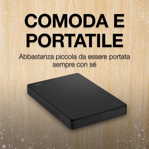 Seagate Portable 5TB External Hard Drive HDD – USB 3.0 for PC, Mac, PS4, & - Picture 2 of 5