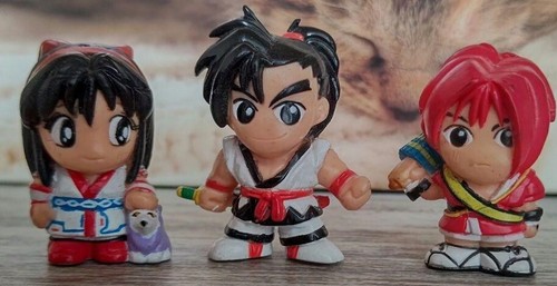 SNK Samurai Shodown Figur Schlüsselanhänger Lot 9 Set Retro Rare Haohmaru Japan M590 - Bild 2 von 18