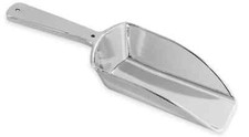 12x Clear Plastic Acrylic Kitchen Scoops Multipurpose Ice Dessert Buffet Scoop
