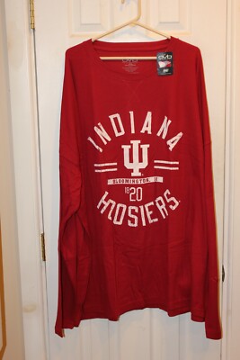 crimson Indiana Hoosiers long-sleeve oversized thermal shirt (NWT