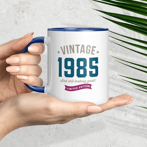 Tazza 40° Compleanno Idea Regalo Uomo Donna Festa Felice Età 40 Anni - Foto 8 di 10