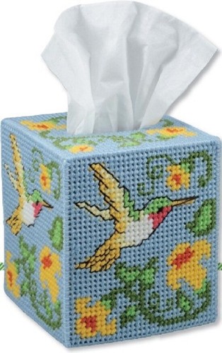 Plastic Canvas Pattern Book TISSUE BOXES & COASTERS ~ Christmas, Pies, Fall ++ - Picture 9 of 9
