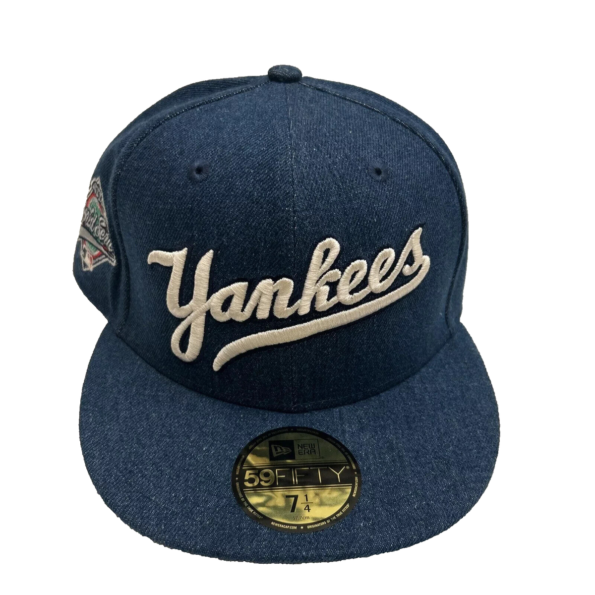New York Yankees Hat Blue Denim New Era 59FIFTY 1996 World Series
