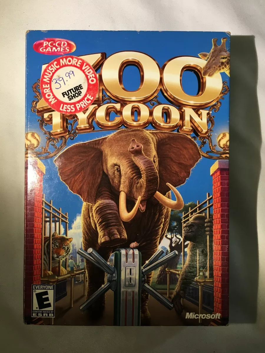 Zoo Tycoon PC Game Zoo Tycoon 2 PC Game Box Discs Microsoft Lot of Two PC  Games