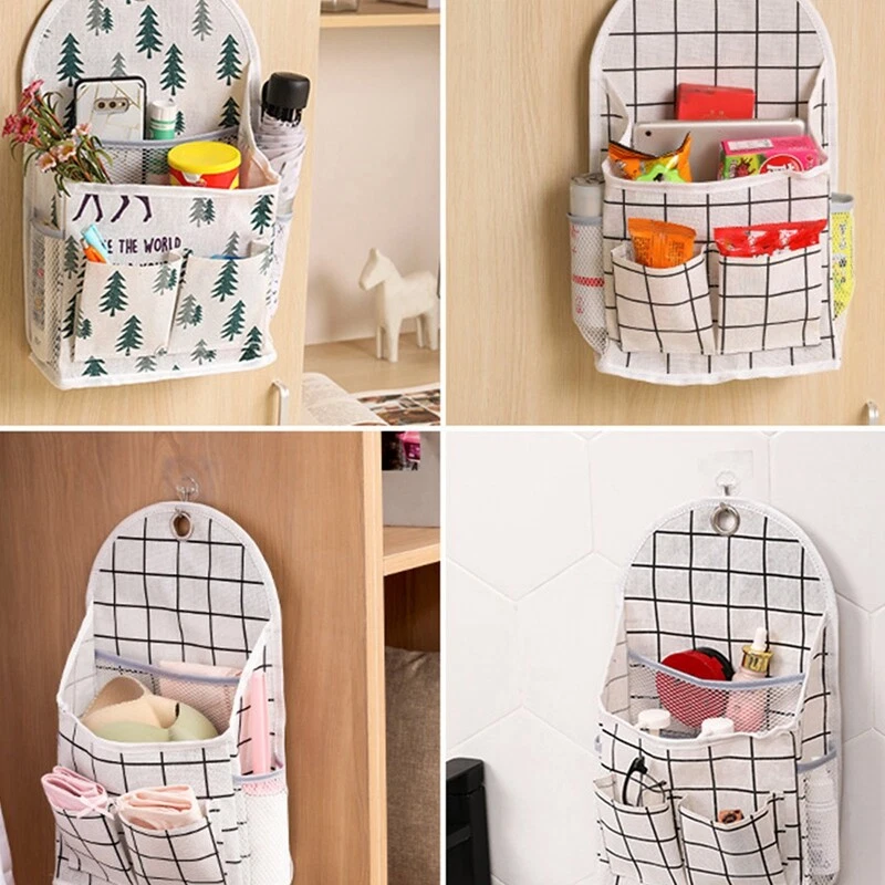 Wall Hanging Organizer Bags Hanging Storage for Pocket Bathroom