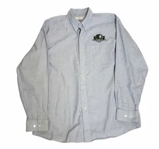 Cutter & Buck Shirt Mens Size XL Tall/TG Button Down Long Sleeve Blue Logo