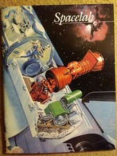 1983 NASA history of Spacelab 25th anniversary book - great condition