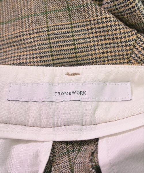 FRAMeWORK Pants (Other) BeigexBlackxGreen(Glen ch… - image 3