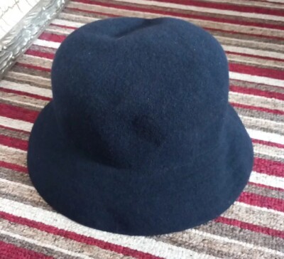 Vintage KANGOL Ladies Smart Navy Blue Classic Wool Blend  display picture 2