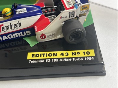 Ayrton Senna Minichamps Toleman TG183B Hart Turbo model F1 car