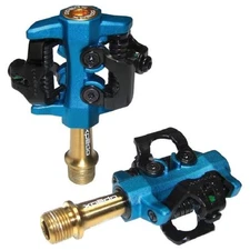 Xpedo MTB Pedals CXR TI Blue Gold 9/16 2184021103