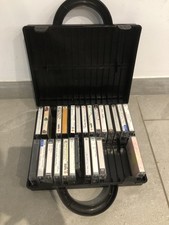 BOITE DE RANGEMENT  K7  Valise CASSETTES AUDIO  VINTAGE Avec K7