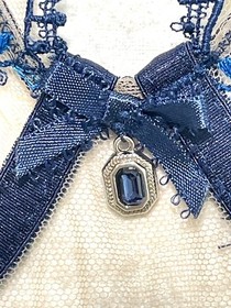 NWT  Dita Von Teese Women's 32C Femmoiselle Underwire Bra D59034, Blue