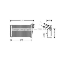WäRmetauscher Innenraumheizung FüR Renault Clio II BB0/1/2_ CB0/1/2_