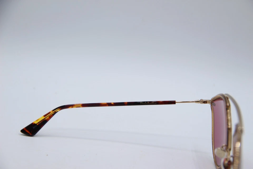 NEW CHRISTIAN DIOR DOIORSOREALRISE 001U1 GOLD AUTHENTIC SUNGLASSES W/CASE 58-17 - Image 3 of 4