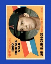 1960 Topps Set-Break #137 Lou Klimchock EX-EXMINT *GMCARDS*