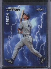 2026 Leaf Baseball Nation #PB-34 Shawn Green Baseball Poster #/49