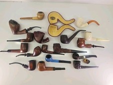 Vintage Estate Tobacco Pipe Lot X17 English Briar, Hilson, Jobey, Ben Wade,...