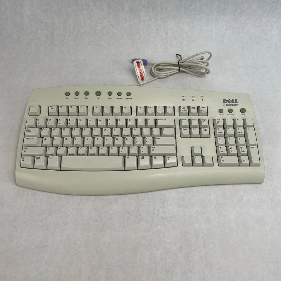 Microsoft RT9410 Internet Keyboard PS/2 Wired V 56TWR X04-84530 - Image 2 of 4