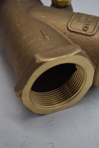 Apollo 163T 1-1/2" NPT Bronze Swing Check Valve 125S 200W Brass Check Valve - Picture 3 of 7