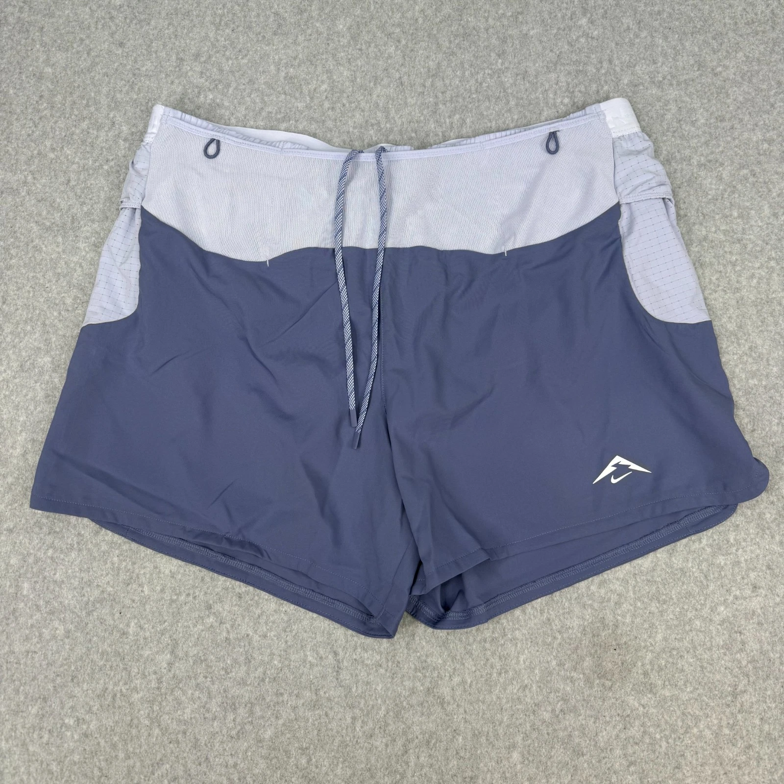 Nike Trail Second Sunrise 5” Lined Running Shorts Blue Mens Large HJ3572-499
