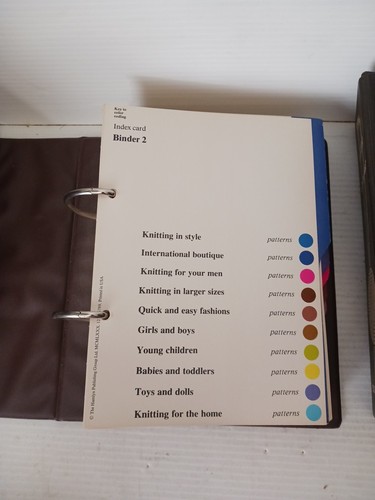The Knitting Collection: Binder 2 & Binder 3 - The Golden Press 1982 - Picture 3 of 4